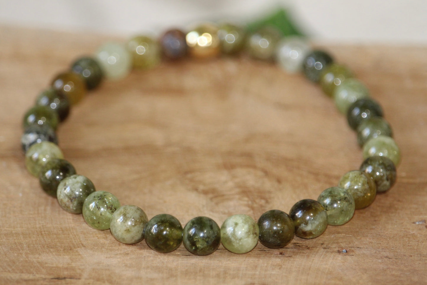 Bracelet en Grenat Vert