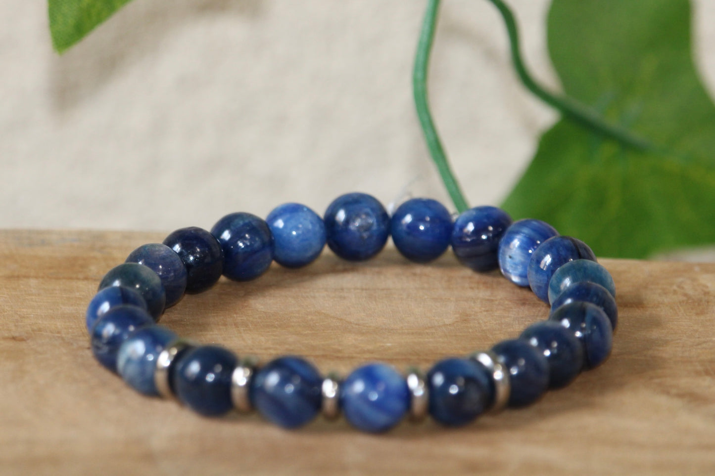Bracelet en Cyanite Bleue