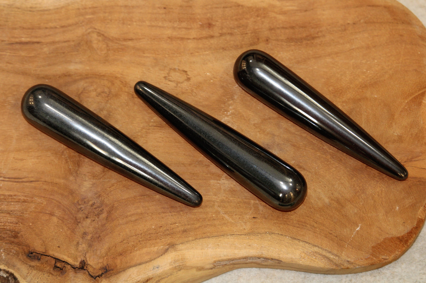 Bâton de massage en hématite