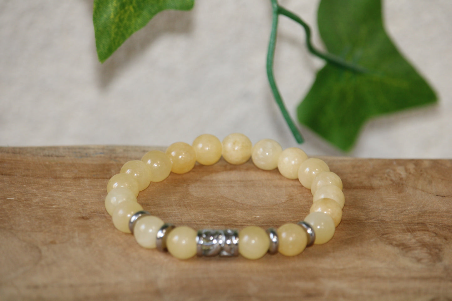 Bracelet calcite jaune