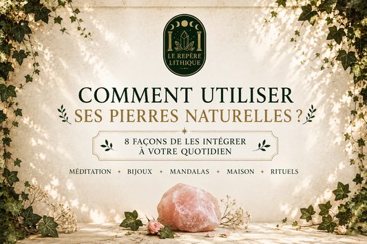 Comment utiliser les pierres naturelles au quotidien ?