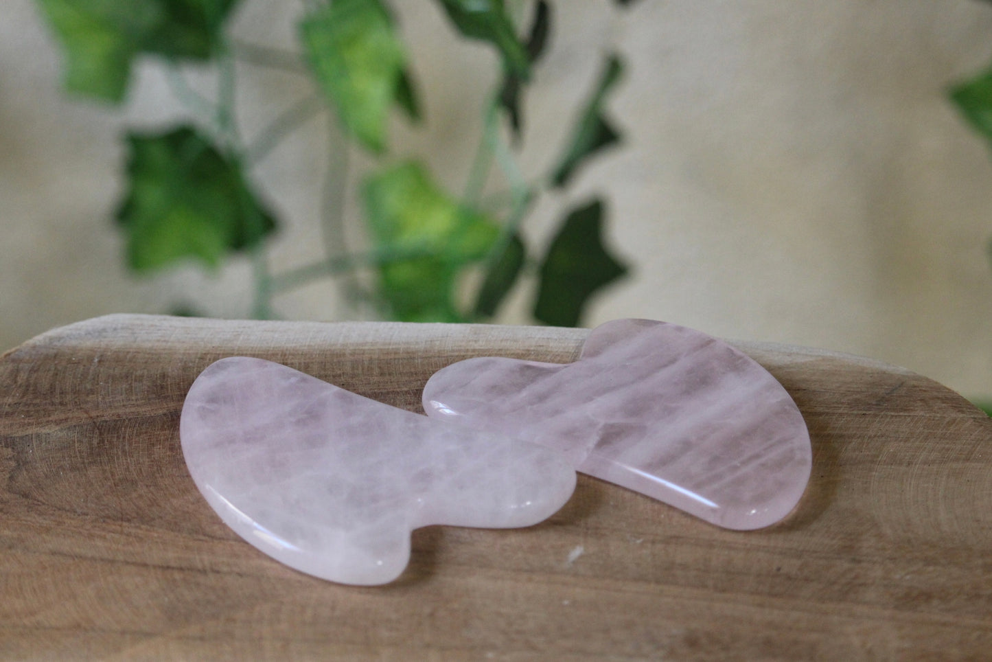 Gua Sha en Quartz Rose