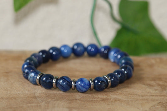 Bracelet en Cyanite Bleue