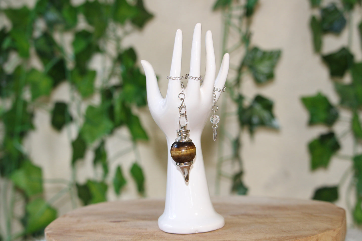 Pendule en Oeil de Tigre