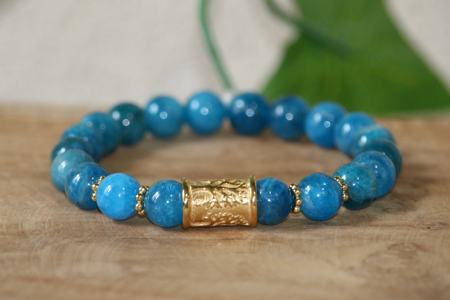 Bracelet Apatite Bleue