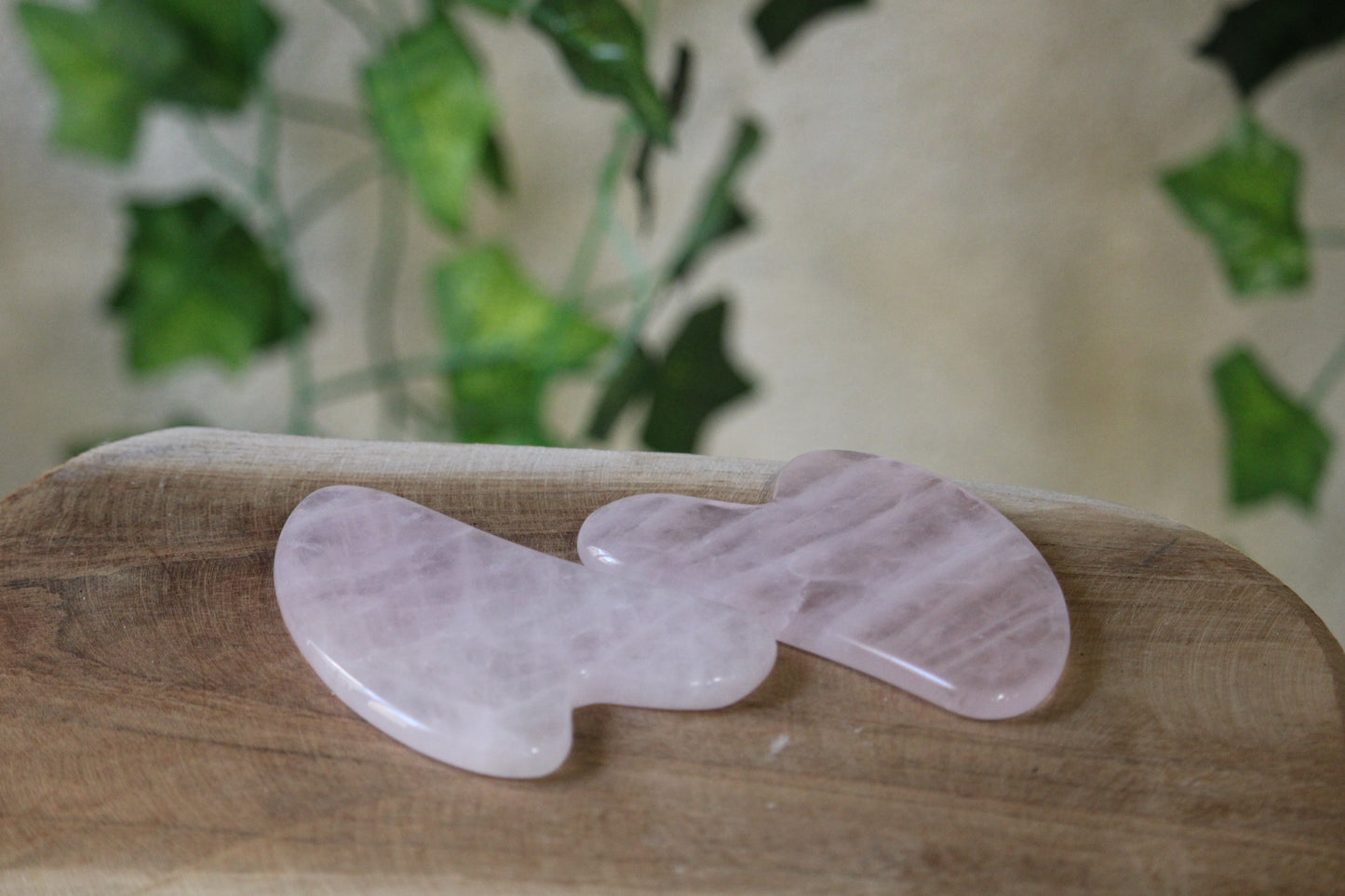 Gua Sha en Quartz Rose
