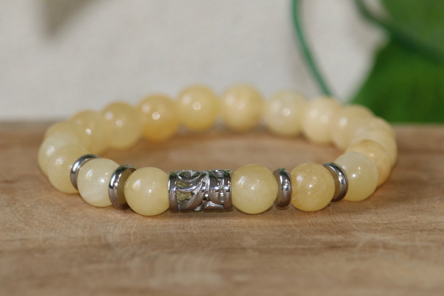 Bracelet calcite jaune