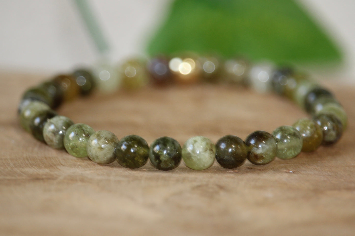 Bracelet en Grenat Vert
