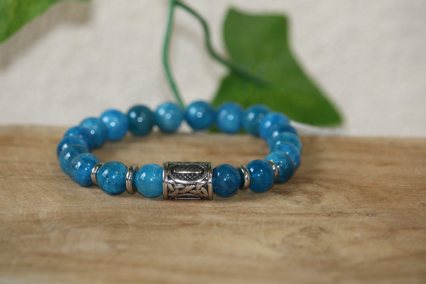 Bracelet en Apatite Bleue