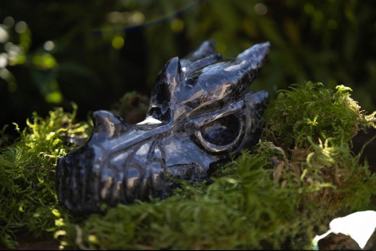 Tête de dragon en Gabre