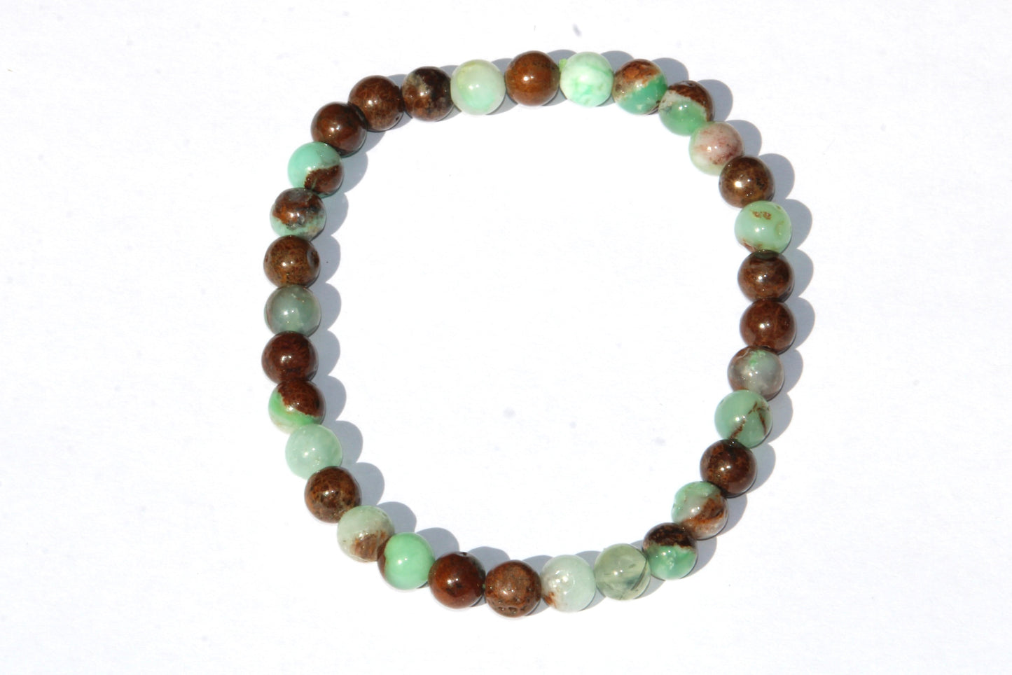 Bracelet en chrysoprase ; bracelet en pierres naturelles de chrysoprase ; bracelet pierre naturelle chrysoprase ; bracelet en pierre naturelle ; bracelet pierres naturelles 
