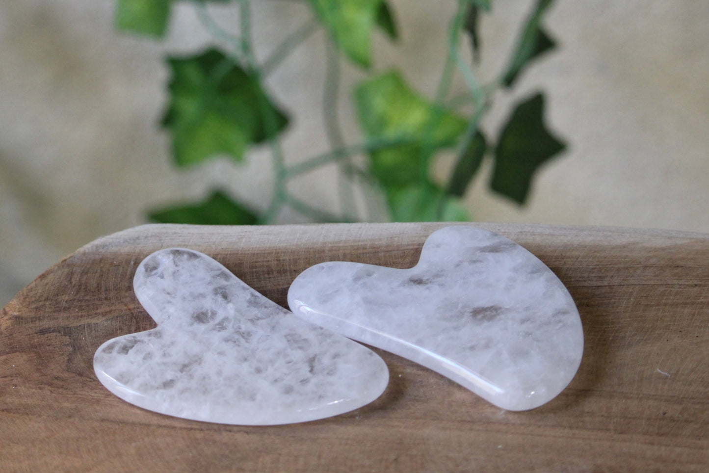 Gua sha en Cristal de Roche