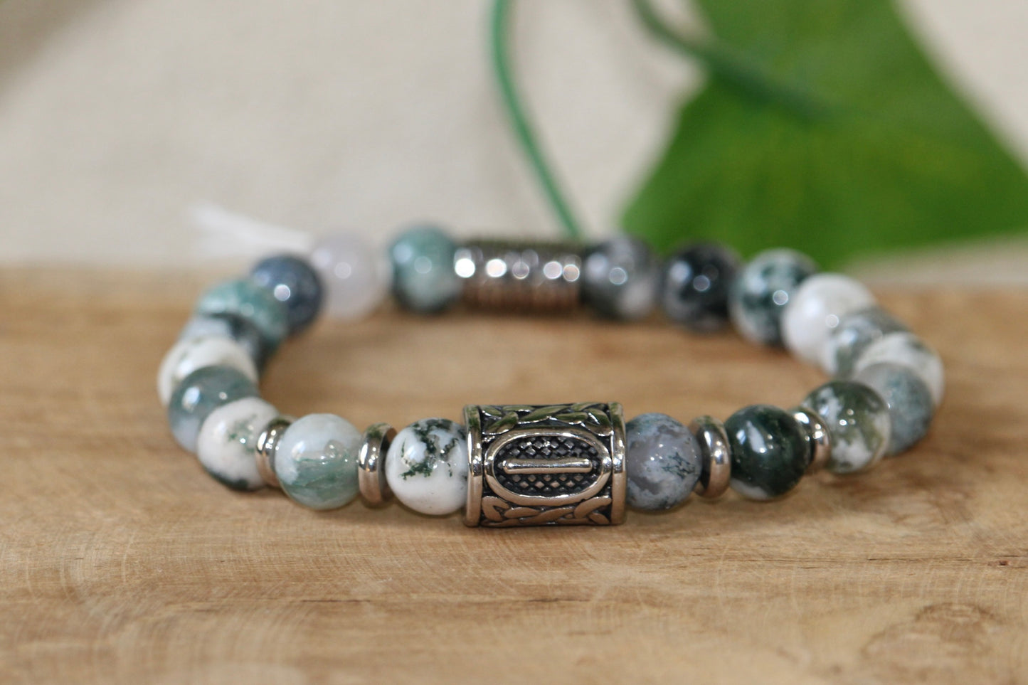 Bracelet Agate Mousse