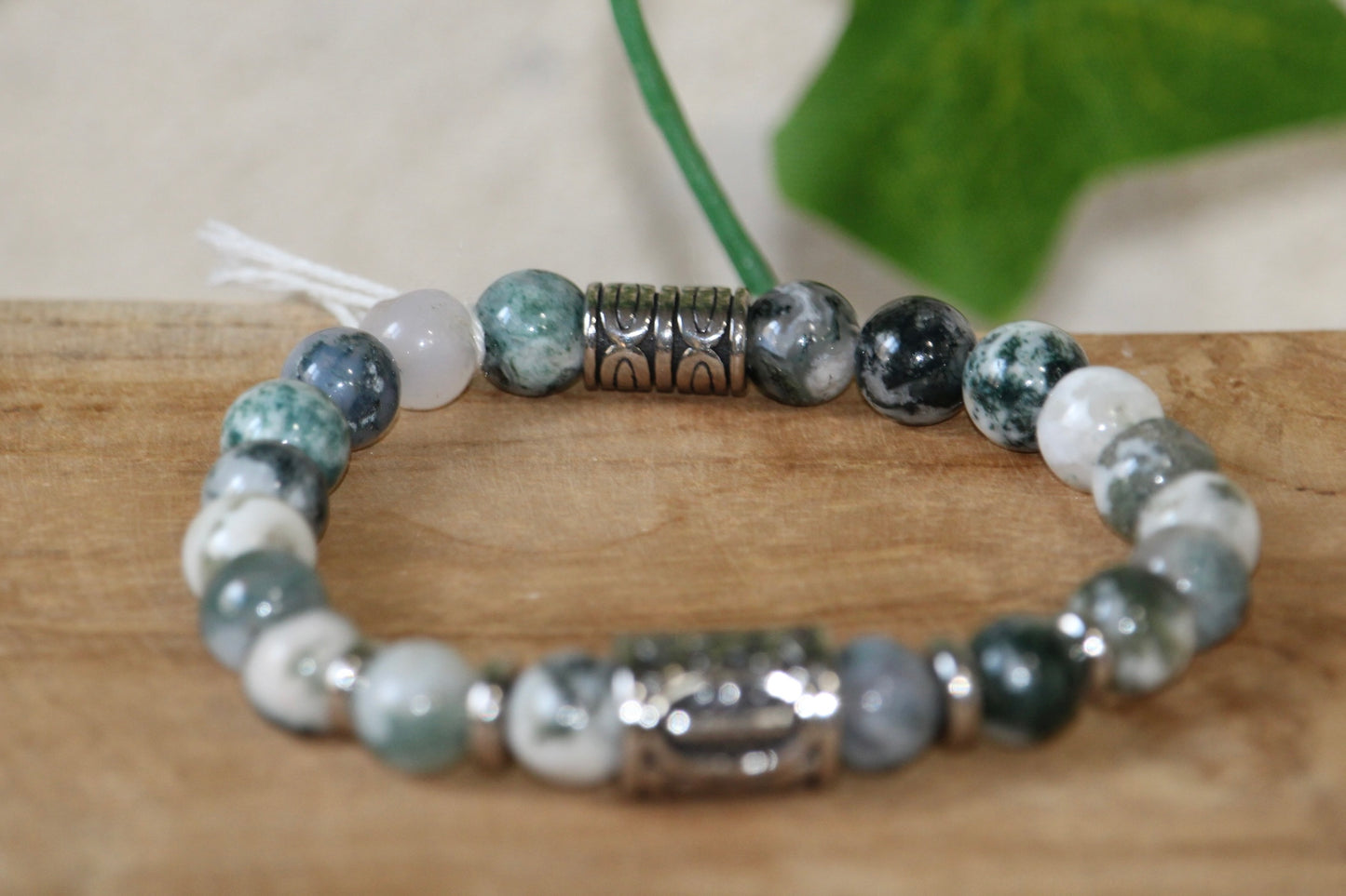 Bracelet Agate Mousse