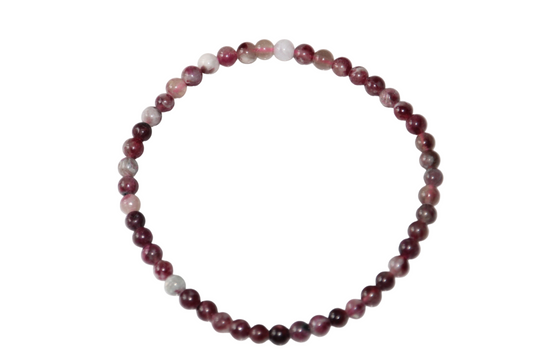 Bracelet en Tourmaline Rose (6mm)