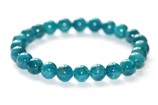 Bracelet en Apatite Bleue