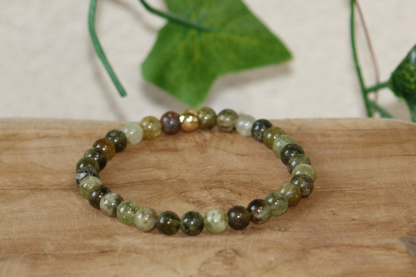 Bracelet en Grenat Vert