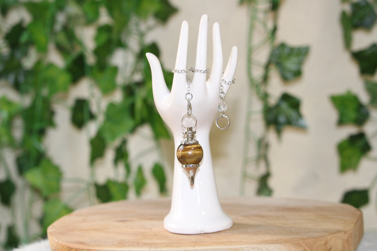 Pendule en Oeil de Tigre