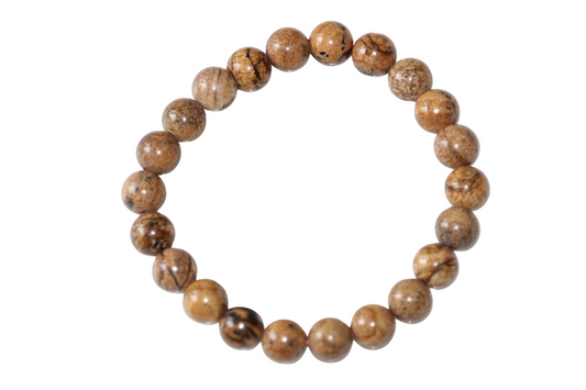 Bracelet Jaspe Paysage (8mm)